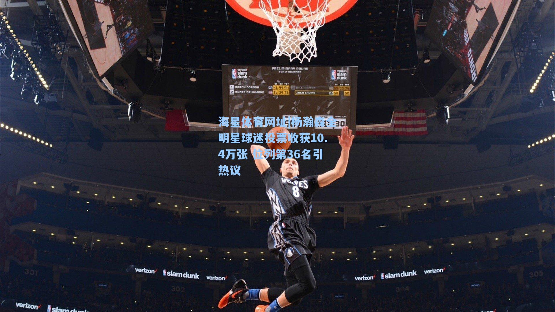 海星体育网址|杨瀚森全明星球迷投票收获10.4万张 位列第36名引热议